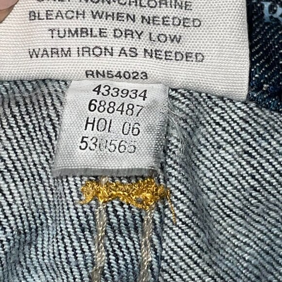 Banana Republic Wide Leg Blue Jeans Size 6 - Picture 6 of 9